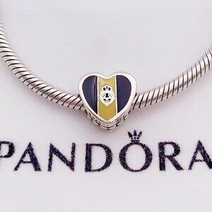 Pandora Pittsburgh flag charm Love Heart Charm